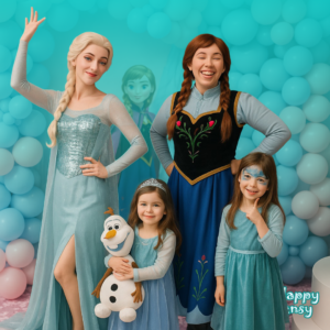 Personajes HappyTensy Elsa y Anna