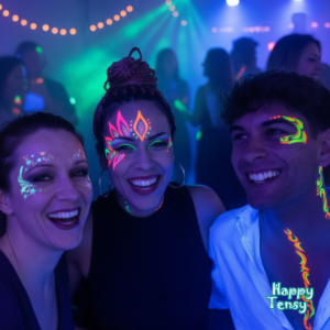 MAQUILLAJE NEON FIESTA 5