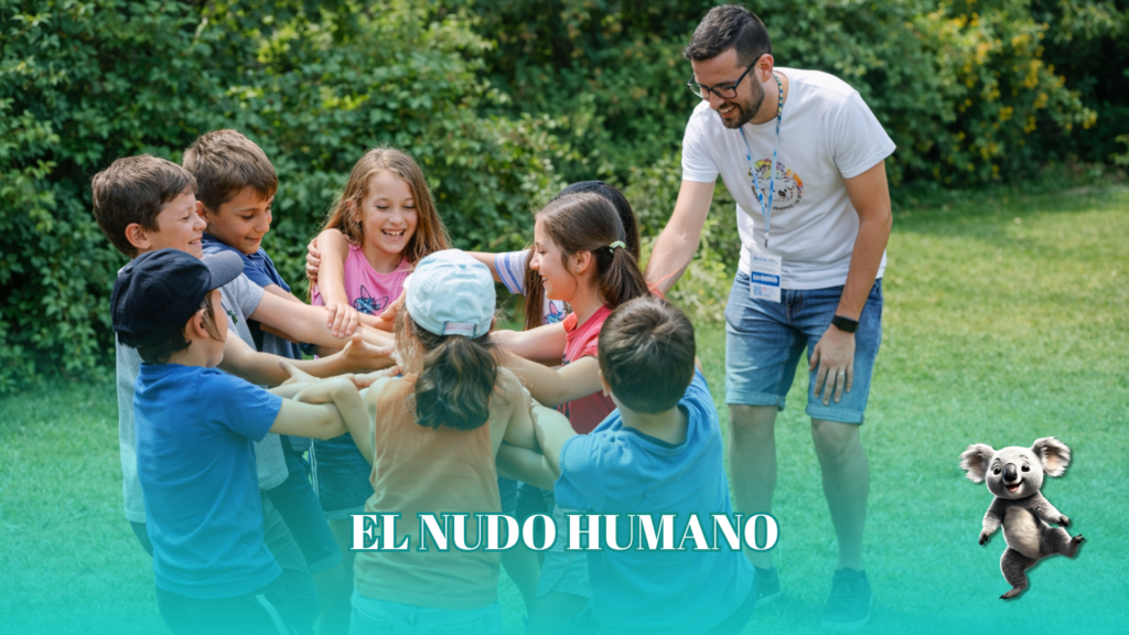 EL NUDO HUMANO-JUEGOS SIN MATERIALES
