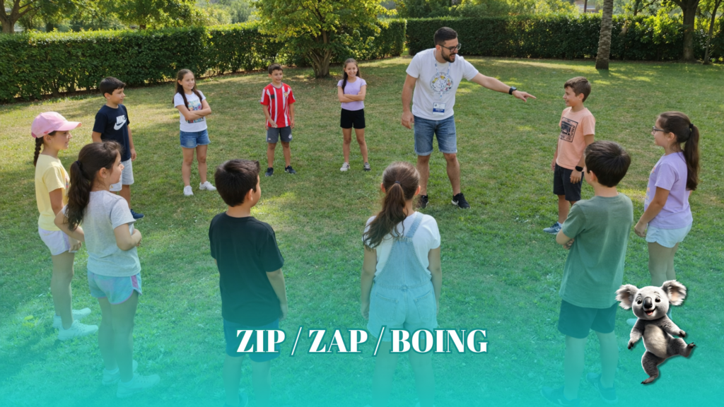 ZIP ZAP BOING - JUEGOS SIN MATERIAL