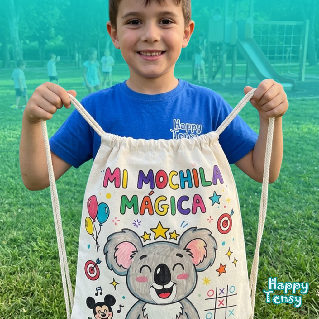 TALLER DE DECORAR MOCHILAS