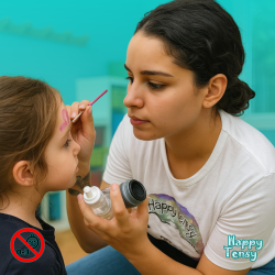 pintacaras y maquillaje para cumpleaños